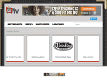 Tablet Screenshot of eatsontv.com